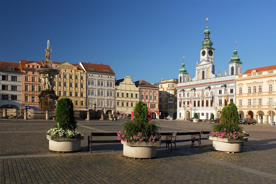 N�m�st� s radnic� v �esk�ch Bud�jovic�ch