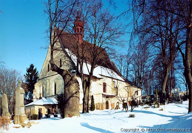 Moravsk Tebov - Hbitovn kostel Nalezen sv. Ke