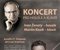 Houslista Ivan enat a klavrista Martin Kask zahraj v roditi Bohuslava Martin