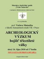 Archeologick vzkum boji ticetilet vlky