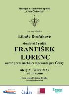 Libue Dvokov: Frantiek Lorenc