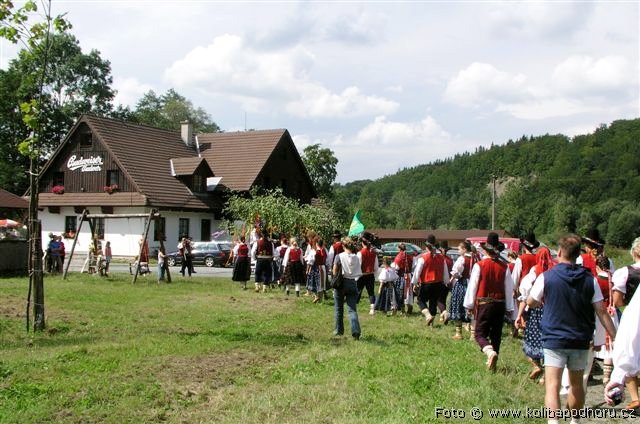 Folklorn akce na Kolib