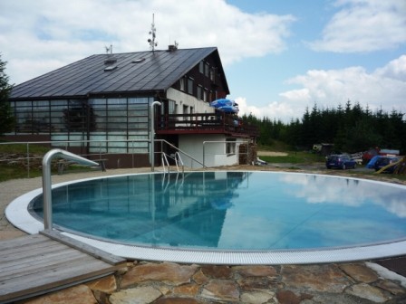 Turistická chata Severka - Venkovní bazén