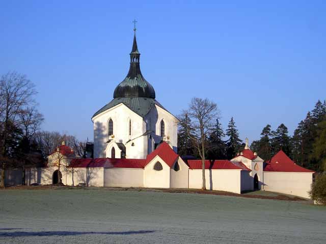 kostel sv. Jana Nepomuck�ho na Zelen� Ho�e