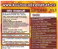 Kulturn program na listopad 2013