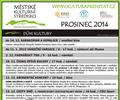 Kulturn program na prosinec 2014