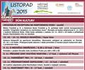 Kulturn� program na listopad 2015