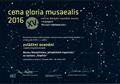 Cena Gloria musaealis 2016 pro Muzeum Novojinska