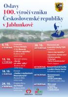Oslavy 100. výročí vzniku republiky v Jablunkově