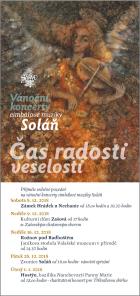 PROGRAM VÁNOČNÍCH KONCERTŮ CM SOLÁŃ