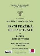 PRVN PRASK DEFENESTRACE  a potek husitsk vlky